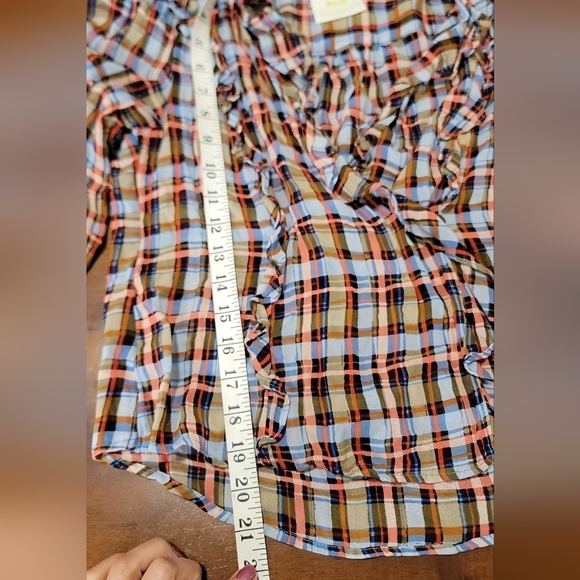 ANTHROPOLOGIE MAEVE Laila ruffled blouse 6P - Picture 6 of 9